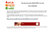 Tablet Screenshot of gurs.com